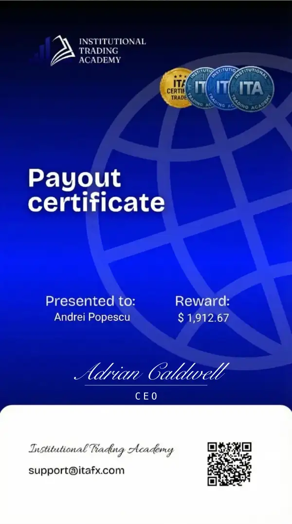 Payout Certificate - Andrei P.