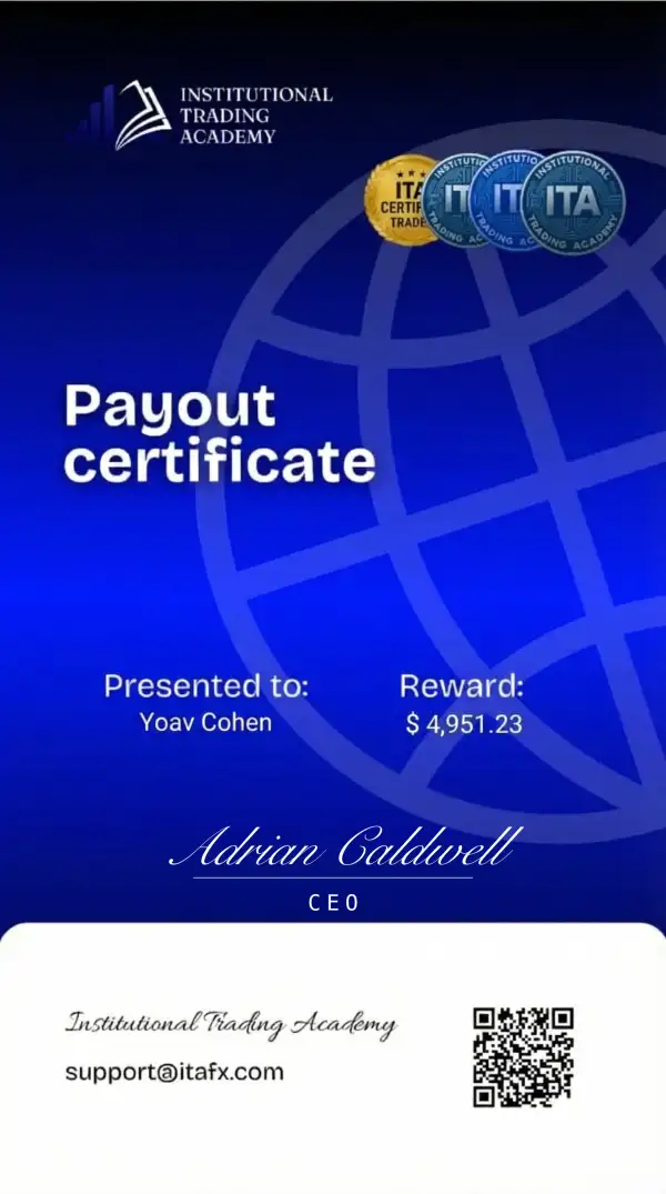 Payout Certificate - Yoav C.