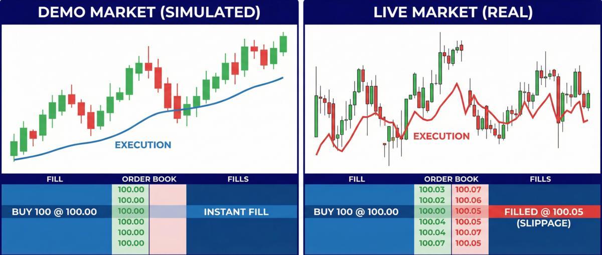 Difference between demo and funded trading account: What you must know to succeed