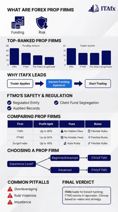 Infográfico - How to get funded forex trading: complete guide 2026